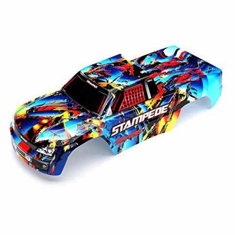 Traxxas 3648 Body Stampede® Rock n' Roll (painted decals applied) - Excel RC