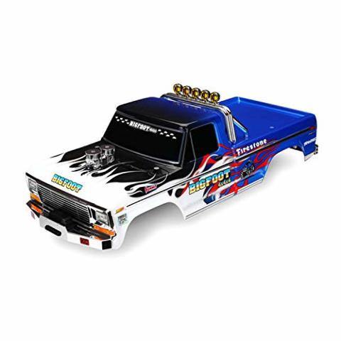 Traxxas 3653 Body Bigfoot® Flame Officially Licensed replica (painted decals applied) - Excel RC