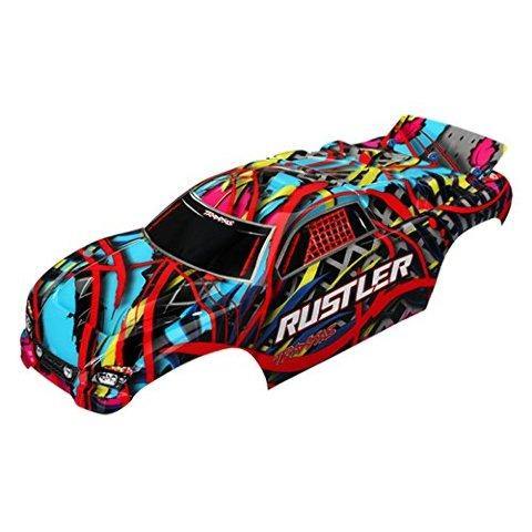 Traxxas 3749 Body Rustler® Hawaiian graphics (painted decals applied) -Discontinued - Excel RC