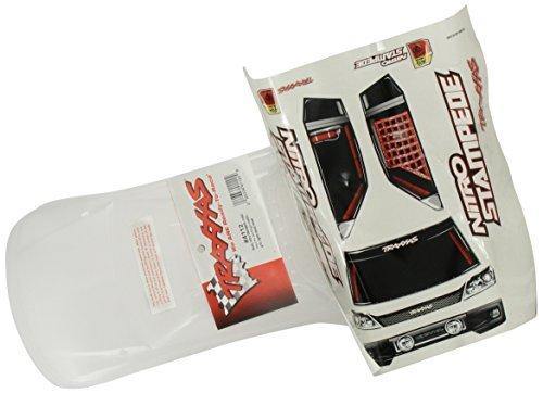 Traxxas 4112 Body Nitro Stampede® (clear requires painting)window grille lights decal sheet -Discontinued - Excel RC
