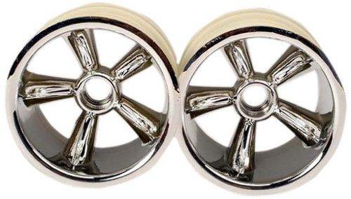 Traxxas 4174 TRX® Pro-Star chrome wheels (2) (front) (for 2.2' tires) - Excel RC