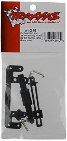 Traxxas 4215 Rear body mount base rear body mounting posts (2)rear body mounting clamps (4) screws -Discontinued - Excel RC