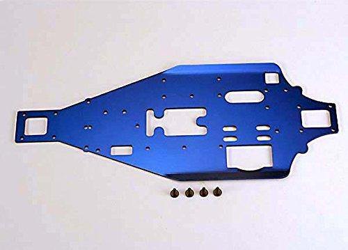 Traxxas 4822 Lower chassis 2.5mm aluminum (blue) -Discontinued - Excel RC