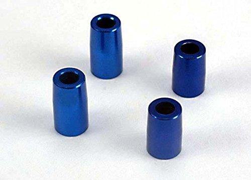Traxxas 4828 Tapered bearing block spacers (blue-anodized aluminum) (3x6x10.75mm) (2)(3x6x8.9mm) (2) -Discontinued - Excel RC