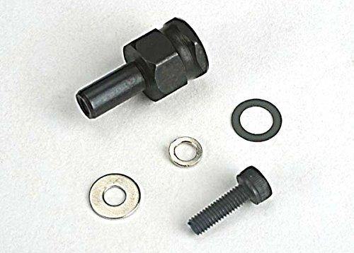 Traxxas 4844 Adapter nut clutch 3x10mm cap screwwasher split washer (not for use with IPS crankshafts) - Excel RC