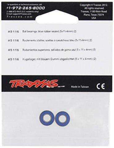 Traxxas 5116 Ball bearings blue rubber sealed (5x11x4mm) (2) - Excel RC