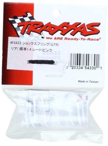 Traxxas 5433 Spring shock (white) (GTR) (std. rear) (1.4 rate pink) (1 pair) - Excel RC