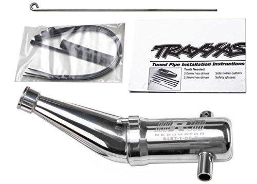 Traxxas 5487 Tuned pipe Resotor R.O.A.R. legal (aluminum double-chamber) (fits T-Maxx® vehicles with TRX® Racing Engines) - Excel RC