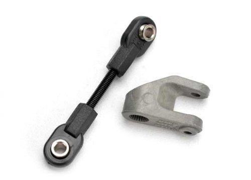 Traxxas 5545 Servo horn steering linkage steering (3x30 threaded rod) rod ends (2) hollow balls (2) - Excel RC