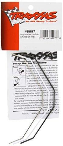Traxxas 5597 Sway bars (rear) (includes soft medium hard) - Excel RC