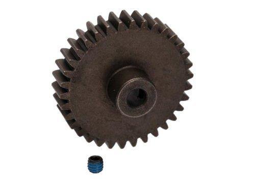 Traxxas 6493 Gear 34-T pinion (1.0 metric pitch) (fits 5mm shaft) set screw - Excel RC