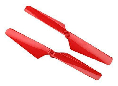 Traxxas 6628 Rotor blade set red (2) 1.6x5mm BCS (2) - Excel RC