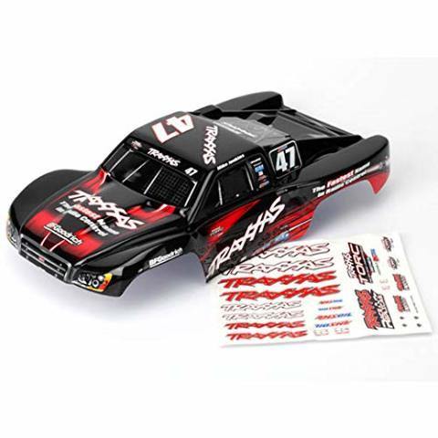 Traxxas 7085 Body Mike Jenkins #47 116 Slash (painted decals applied) - Excel RC