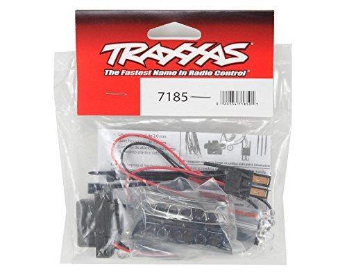 Traxxas 7185 LED light kit 116 E-Revo (includes power supply front & rear bumpers light harness (4 clear 4 red) wire ties) -Discontinued - Excel RC
