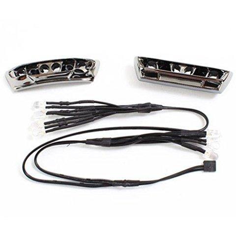 Traxxas 7186 LED lights light harness (4 clear 4 red) bumpers front & rear wire ties (3)  (requires power supply #7286) - Excel RC