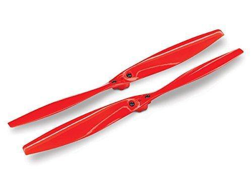 Traxxas 7928 Rotor blade set red (2) (with screws) - Excel RC