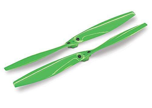 Traxxas 7931 Rotor blade set green (2) (with screws) - Excel RC