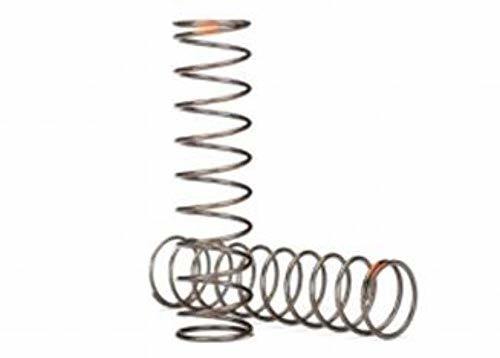 Traxxas 8044 Springs shock (tural finish) (GTS) (0.39 rate orange stripe) (2) - Excel RC