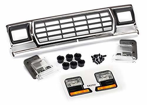 Traxxas 8070 Grille Ford Bronco grille retainers (6) headlight housing (2) lens (2) 2.6x8 BCS (6) 2.5x6 BCS (2) (fits #8010 body) - Excel RC