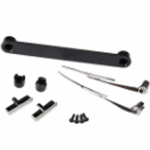 Traxxas 8075 Door handles left & right windshield wipers left & right retainers (3) 1.6x5 BCS (self-tapping) (4) (fits 