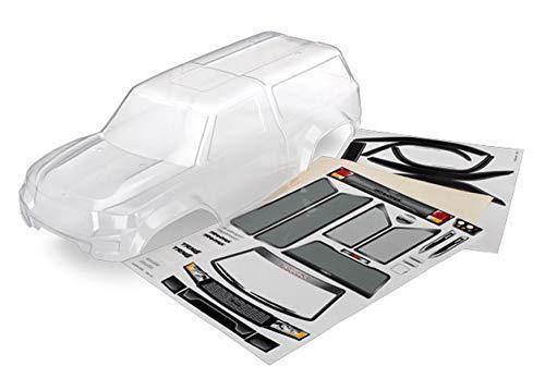 Traxxas 8112 Body with camper TRX-4® Sport (clear trimmed requires painting) window masks decal sheet - Excel RC
