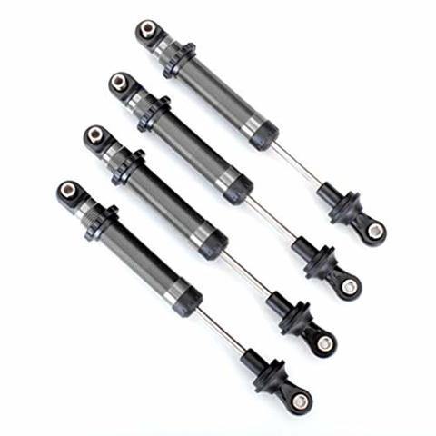 Traxxas 8160 Shocks GTS silver aluminum (assembled without springs) (4) (for use with #8140 TRX-4® Long Arm Lift Kit) - Excel RC