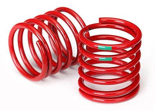 Traxxas 8363 Spring shock (red) (4.075 rate green stripe) (2) - Excel RC