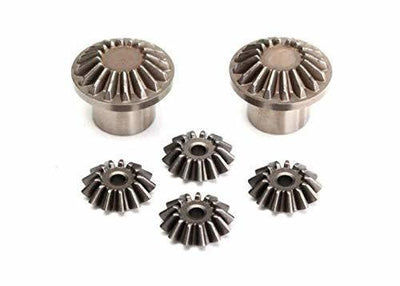 Traxxas 8577 Gear set rear differential (output gears (2) spider gears (4)) (#8581 required to build complete differential) - Excel RC