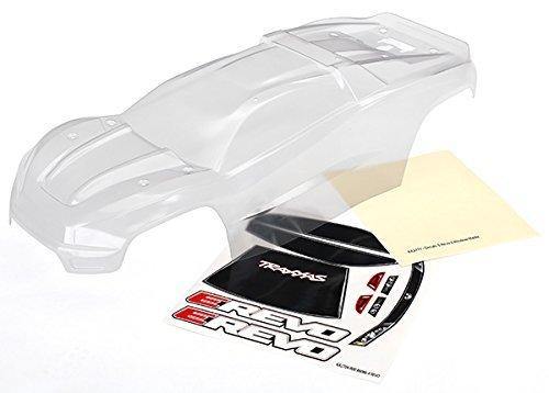 Traxxas 8611 Body E-Revo® (clear requires painting) window grille lights decal sheet - Excel RC