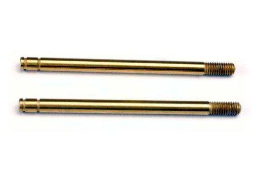 Traxxas 1664T Shock shafts hardened steel titanium nitride coated (long) (2) - Excel RC