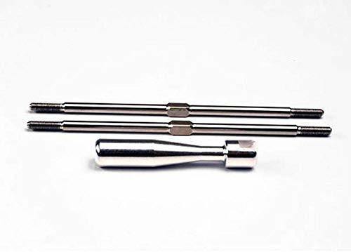 Traxxas 2339X Turnbuckles titanium 105mm (2) billet aluminum wrench - Excel RC