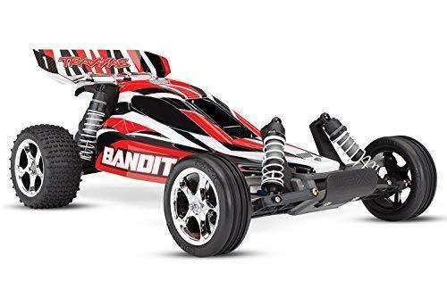 Traxxas 24054-1-REDX Bandit 1/10 Scale Off-Road Buggy Red - Excel RC