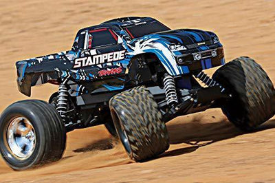 Traxxas 36054-4-BLUE Stampede® 1/10 Scale Monster Truck Blue 2wd XL-5 No Battery or Charger - Excel RC