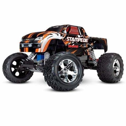 Traxxas 36054-4-ORNG Stampede® 1/10 Scale Monster Truck Orange 2wd XL-5 No Battery or Charger - Excel RC