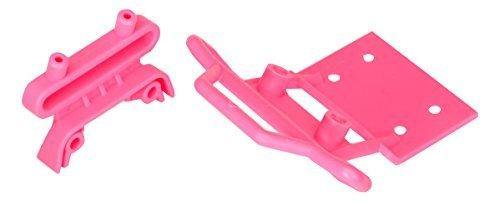 Traxxas 3621P Bumper front  bumper mount front  4x23mm RM (2) 3x10mm RST (2) (pink) - Excel RC