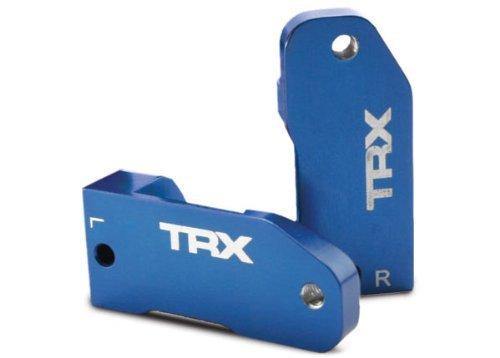 Traxxas 3632A Caster blocks 30-degree blue-anodized 6061-T6 aluminum (left & right) suspension screw pin (2) - Excel RC