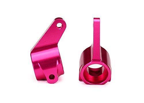 Traxxas 3636P Steering blocks Rustler®Stampede®Bandit (2) 6061-T6 aluminum (pink-anodized) 5x11mm ball bearings (4) - Excel RC