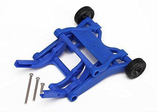 Traxxas 3678X Wheelie bar assembled (blue) (fits Slash Bandit Rustler® Stampede® series) - Excel RC
