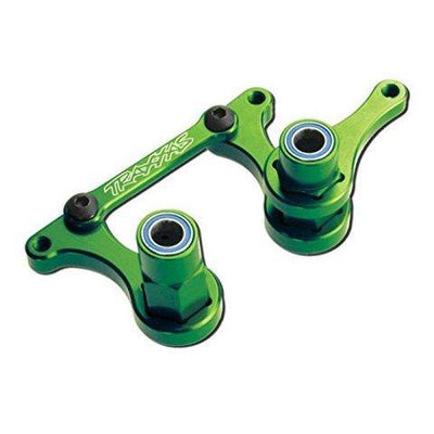 Traxxas 3743G Steering bellcranks drag link (green-anodized 6061-T6 aluminum) 5x8mm ball bearings (4) hardware (assembled) - Excel RC