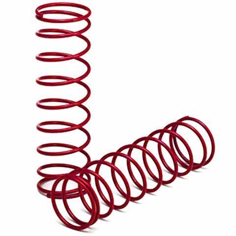 Traxxas 3758R Springs front (red) (2) - Excel RC