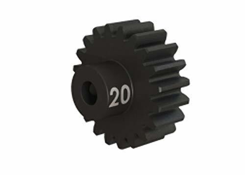 Traxxas 3950X Gear 20-T pinion (32-p) heavy duty (machined hardened steel) set screw - Excel RC