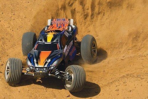 Traxxas 44096-3-BLUE Nitro Rustler 1/10-Scale Nitro-Powered 2WD Stadium Truck Blue - Excel RC