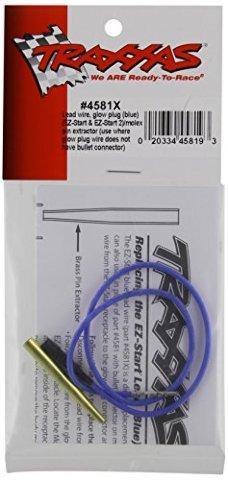 Traxxas 4581X Lead wire glow plug (blue) (EZ-Start® and EZ-Start® 2) molex pin extractor (use where glow plug wire does not have bullet connector) - Excel RC