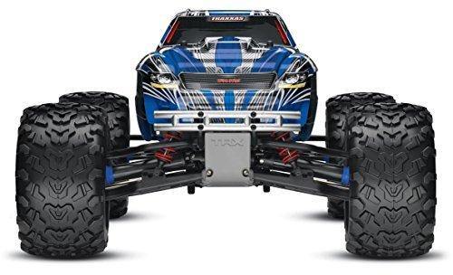 Traxxas 49077-3-BLUE T-Maxx 3.3 1/10 Scale Nitro-Powered 4WD Maxx Monster Truck Blue - Excel RC