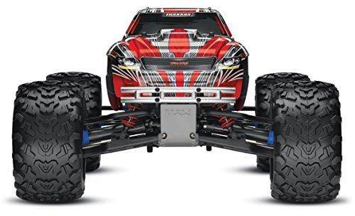 Traxxas 49077-3-RED T-Maxx 3.3 1/10 Scale Nitro-Powered 4WD Maxx Monster Truck Red - Excel RC