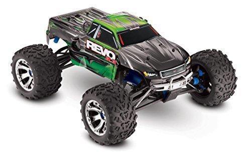 Traxxas 53097-3-GRN Revo 3.3  1/10 Scale 4WD Nitro-Powered Monster Truck Green - Excel RC