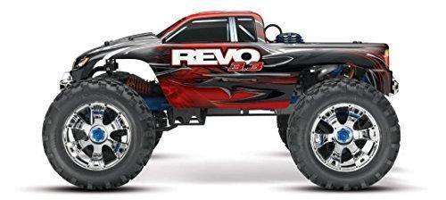 Traxxas 53097-3-RED Revo 3.3 1/10 Scale 4WD Nitro-Powered Monster Truck Red - Excel RC