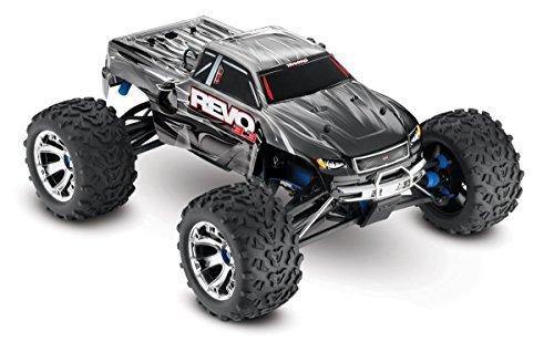 Traxxas 53097-3-SLVR Revo 3.3 1/10 Scale 4WD Nitro-Powered Monster Truck Silver - Excel RC
