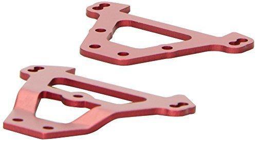Traxxas 5323R Bulkhead tie bars front & rear (red-anodized aluminum) - Excel RC