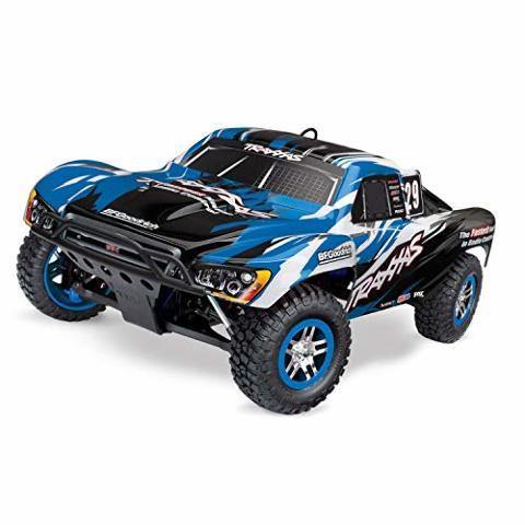 Traxxas 59076-3-BLUE Slayer Pro 4X4 110-Scale Nitro-Powered 4WD Short Course Racing Truck with TQi Traxxas Link Ebled 2.4GHz Radio System & Traxxas Stability Magement (TSM) - Excel RC